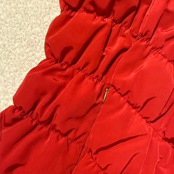 INC International Concepts Red Puffer Jacket Winter Coat - Picture 5 of 7